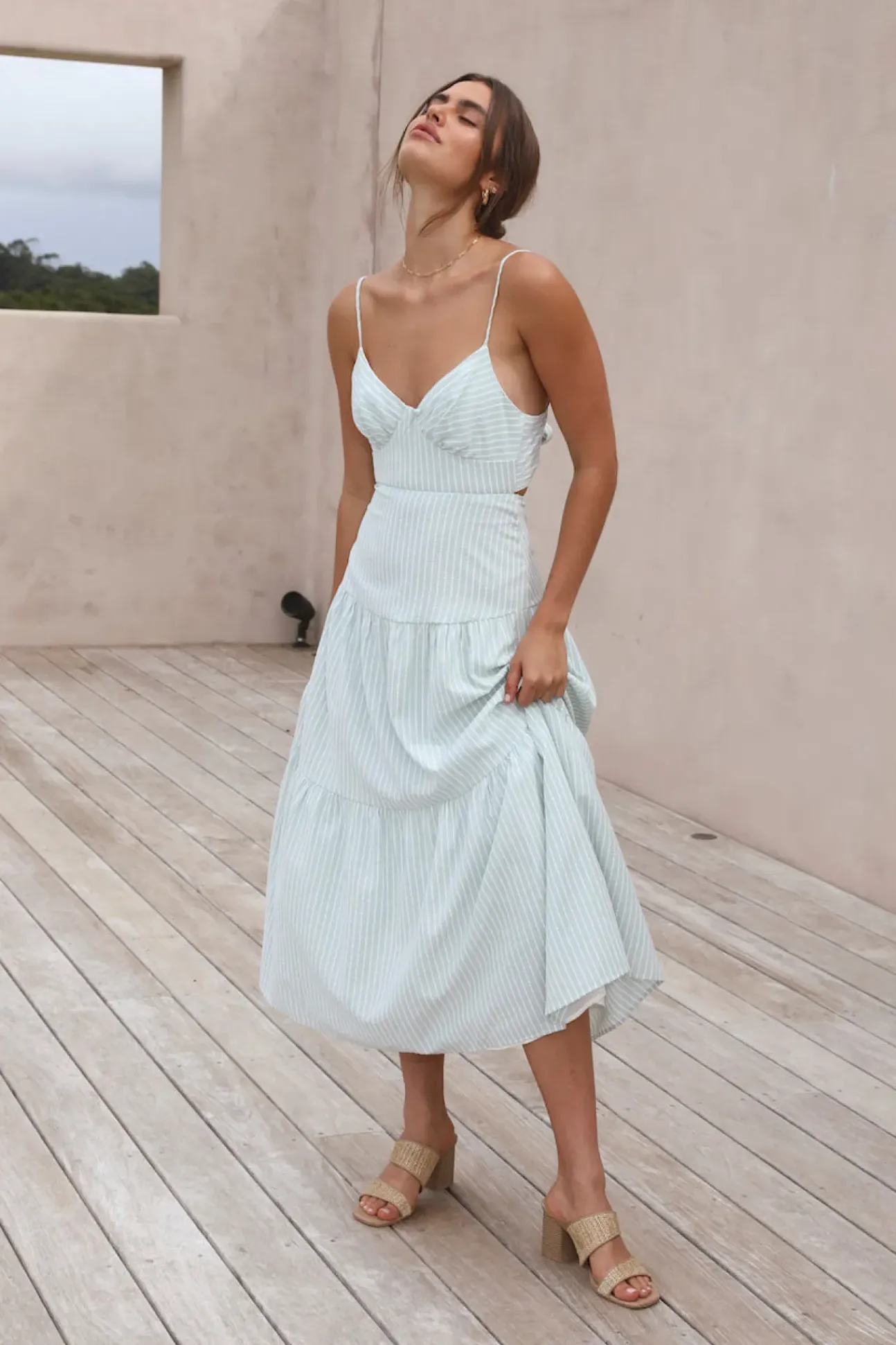 Summer Sun Maxi Dress Mint