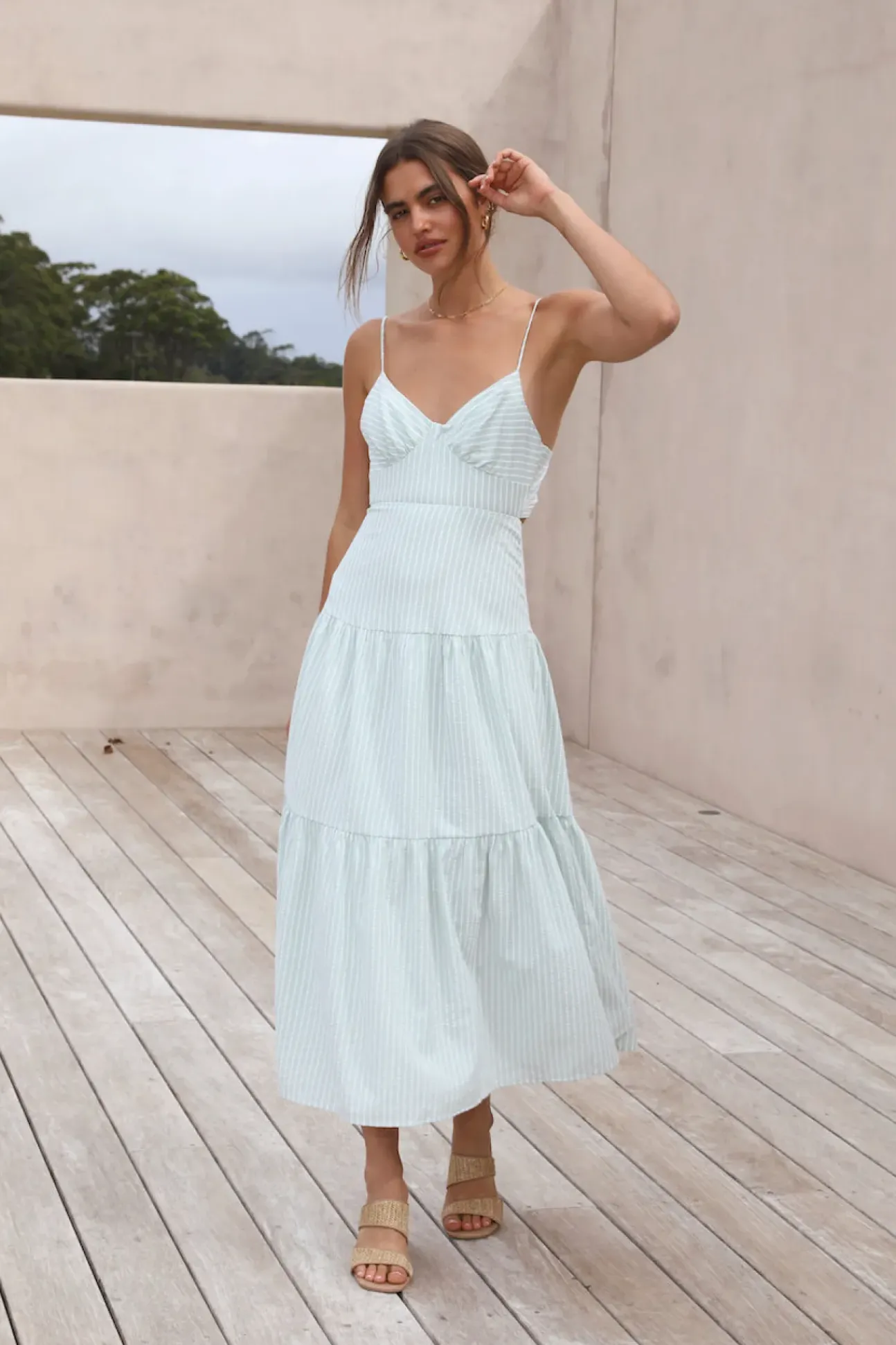 Summer Sun Maxi Dress Mint
