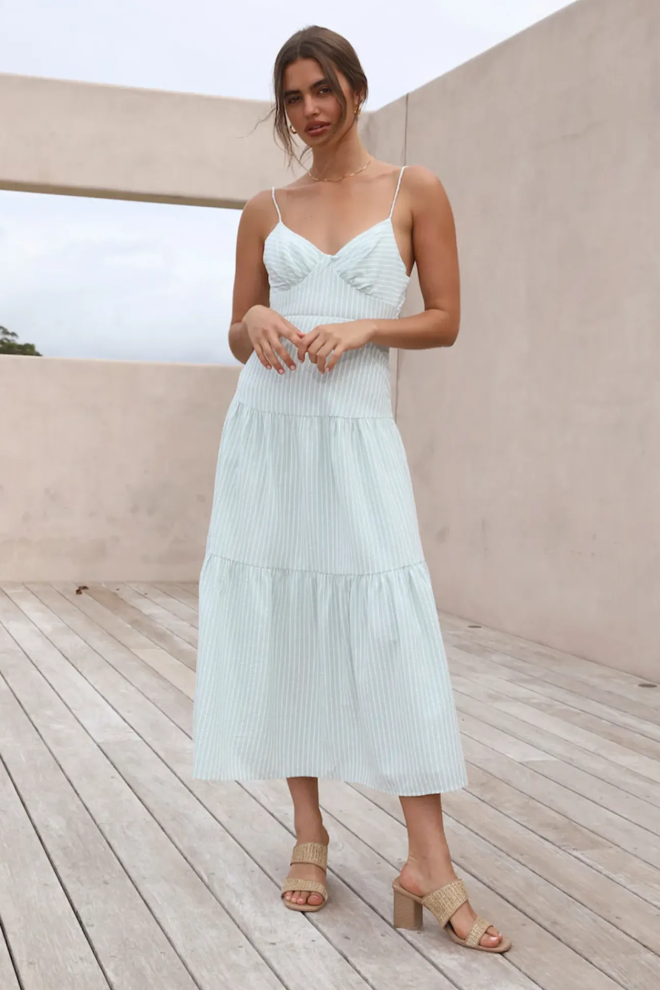 Summer Sun Maxi Dress Mint