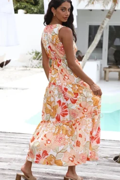 Summer Sweetheart Maxi Dress Orange