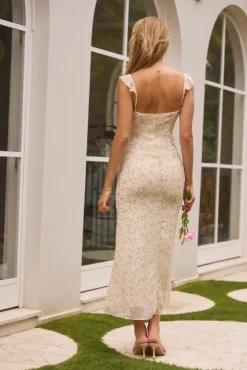 Summertime Sweetheart Maxi Dress Yellow