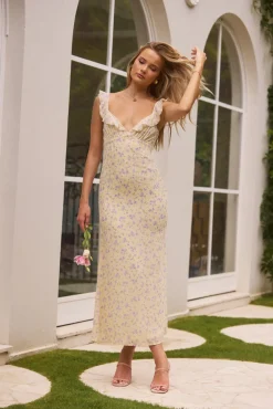 Summertime Sweetheart Maxi Dress Yellow