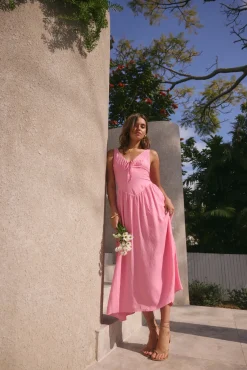 Sunday Brunch Maxi Dress Pink