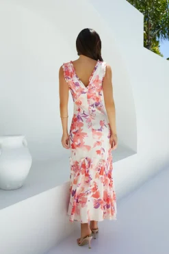 Sun-kissed Charm Floral Maxi Dress