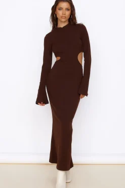 Sun-kissed Feeling Maxi Dress Brown