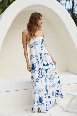 Sunkissed Sites Maxi Dress Blue