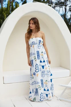 Sunkissed Sites Maxi Dress Blue