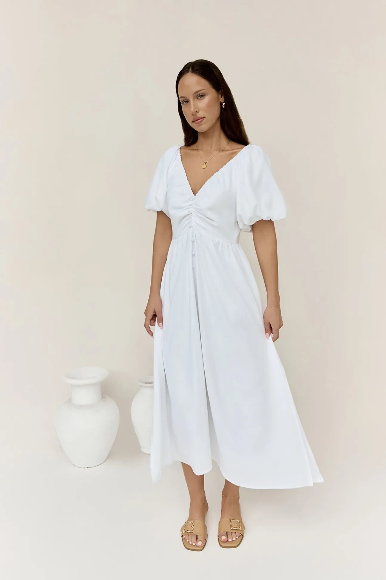Sunlight Maxi Dress White