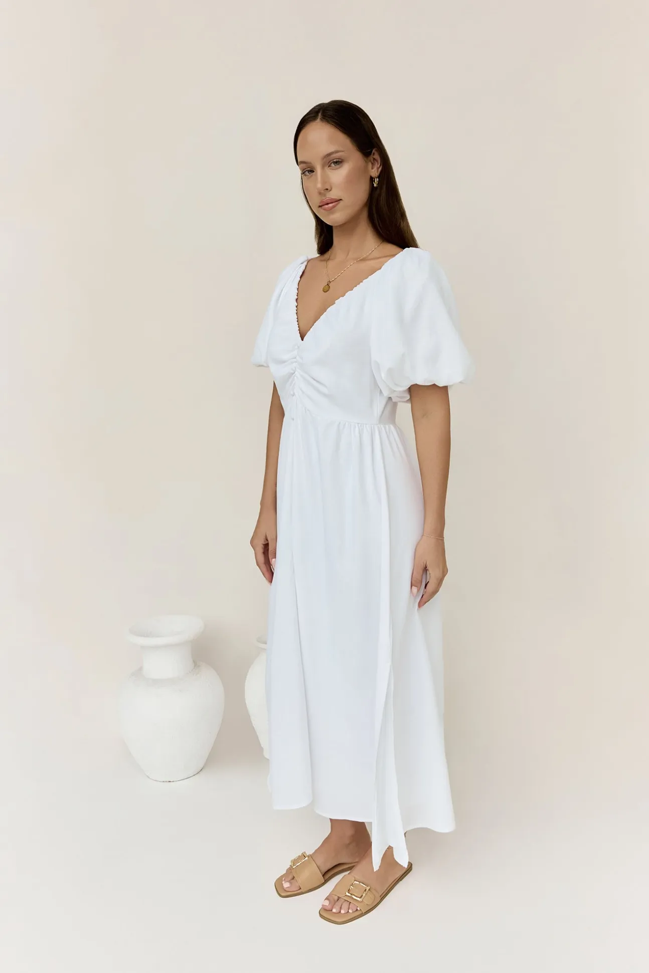 Sunlight Maxi Dress White