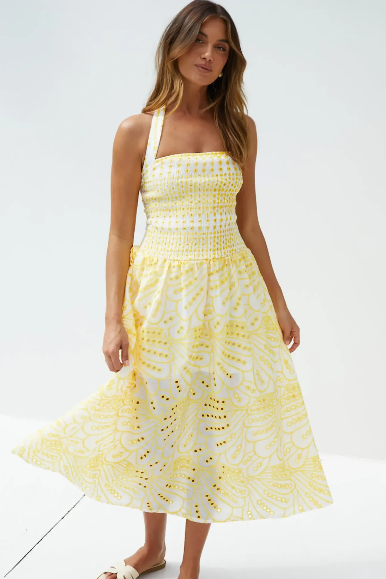 Sunlit Shores Maxi Dress