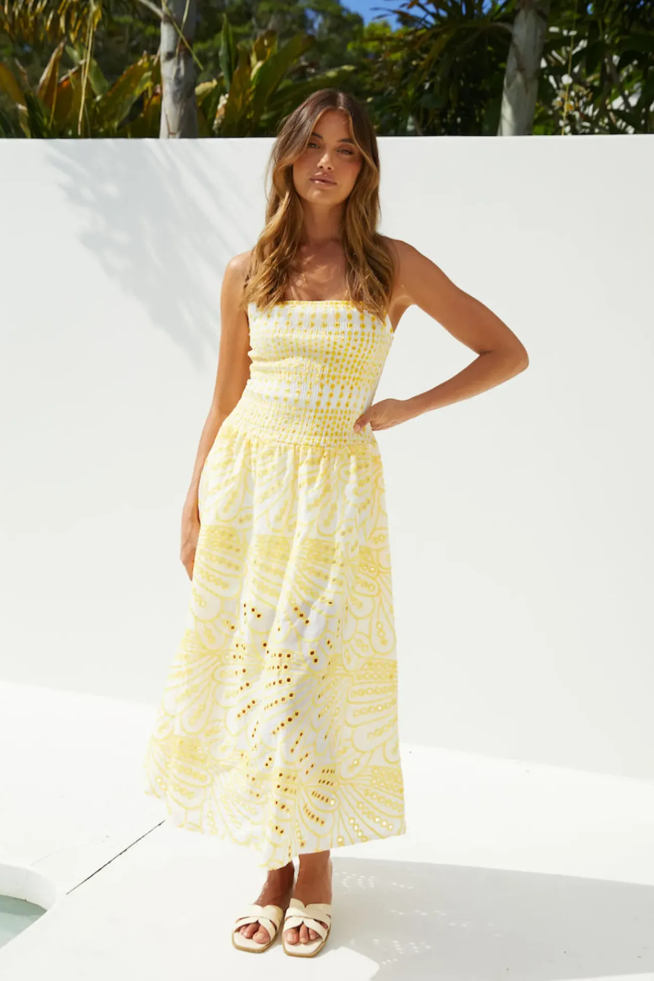 Sunlit Shores Maxi Dress