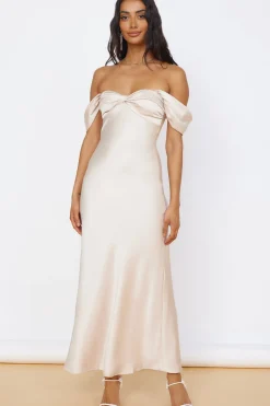Sunny Reflections Maxi Dress Champagne