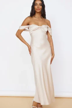 Sunny Reflections Maxi Dress Champagne