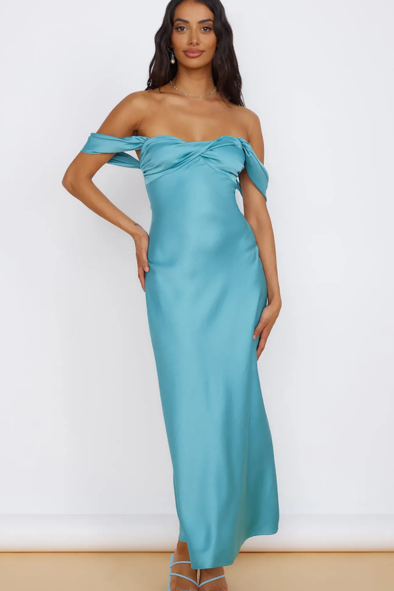 Sunny Reflections Maxi Dress Turquoise