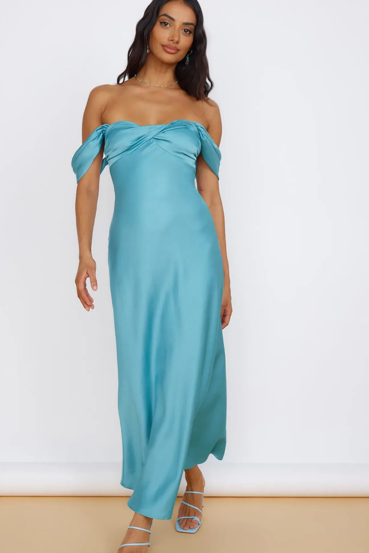 Sunny Reflections Maxi Dress Turquoise