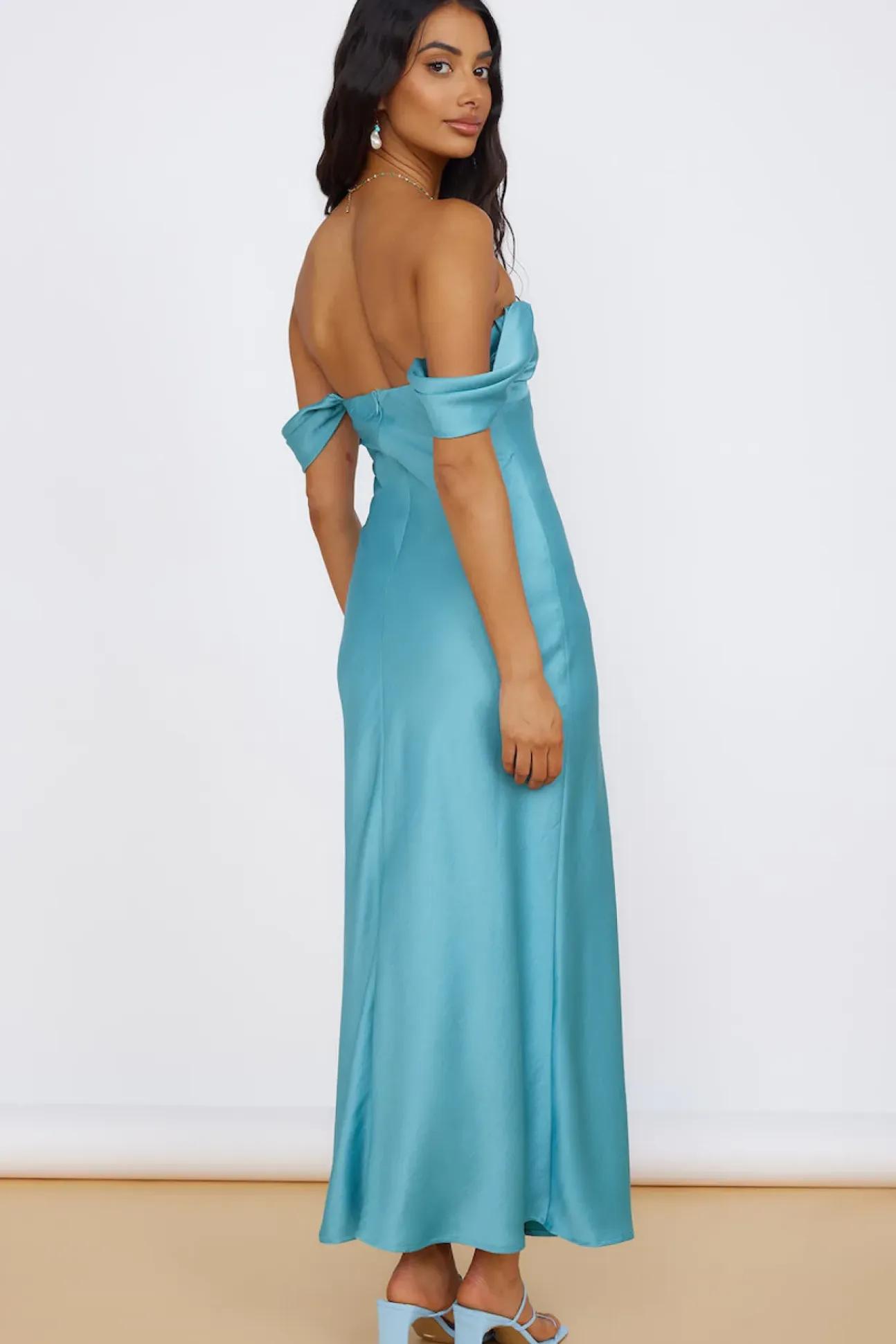 Sunny Reflections Maxi Dress Turquoise