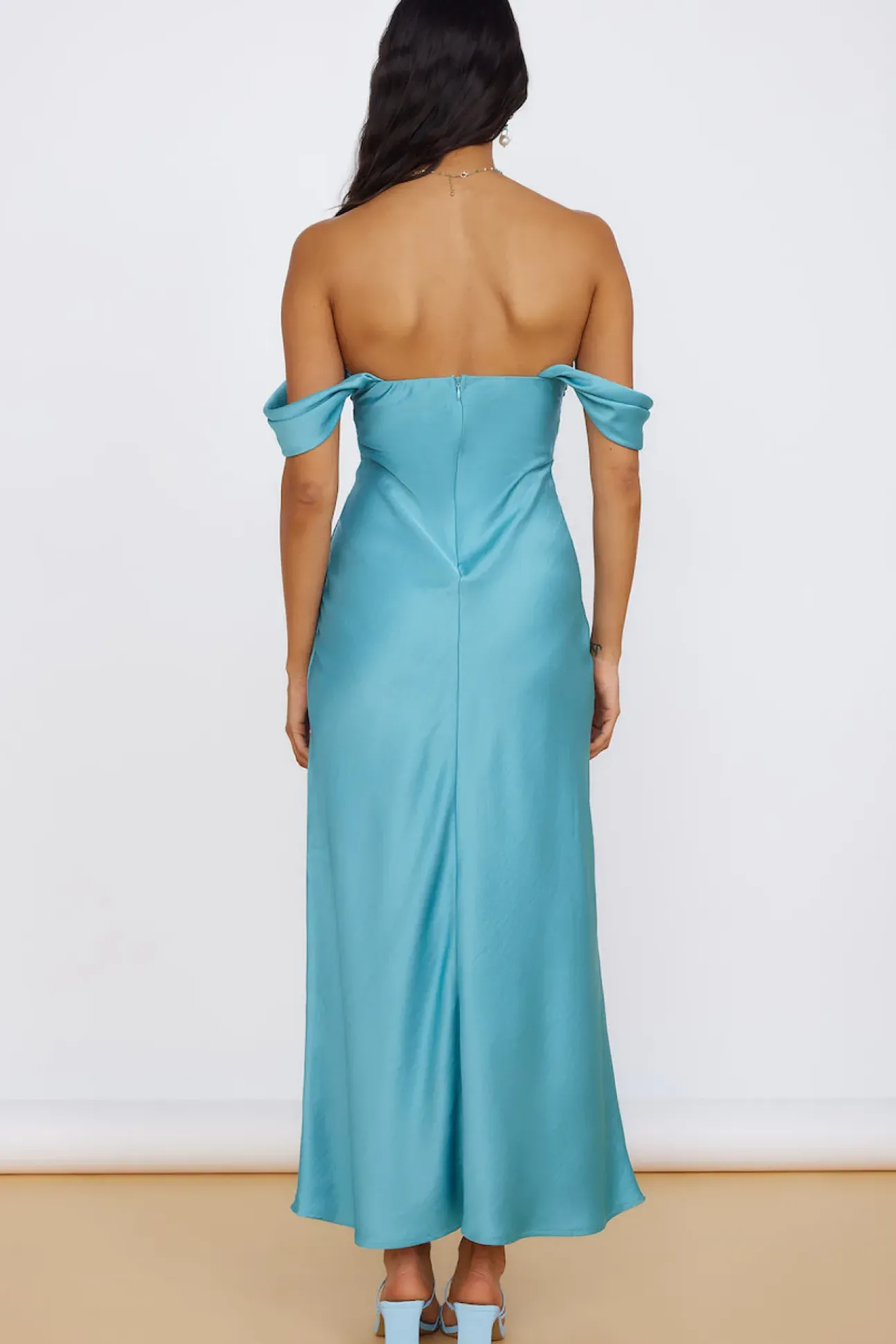 Sunny Reflections Maxi Dress Turquoise