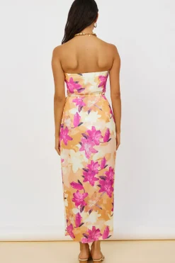 Sun On My Shoulder Crop Top Floral