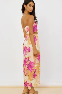 Sun On My Shoulder Maxi Skirt Floral