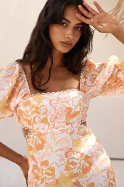 Sunrise Hue Maxi Dress Orange