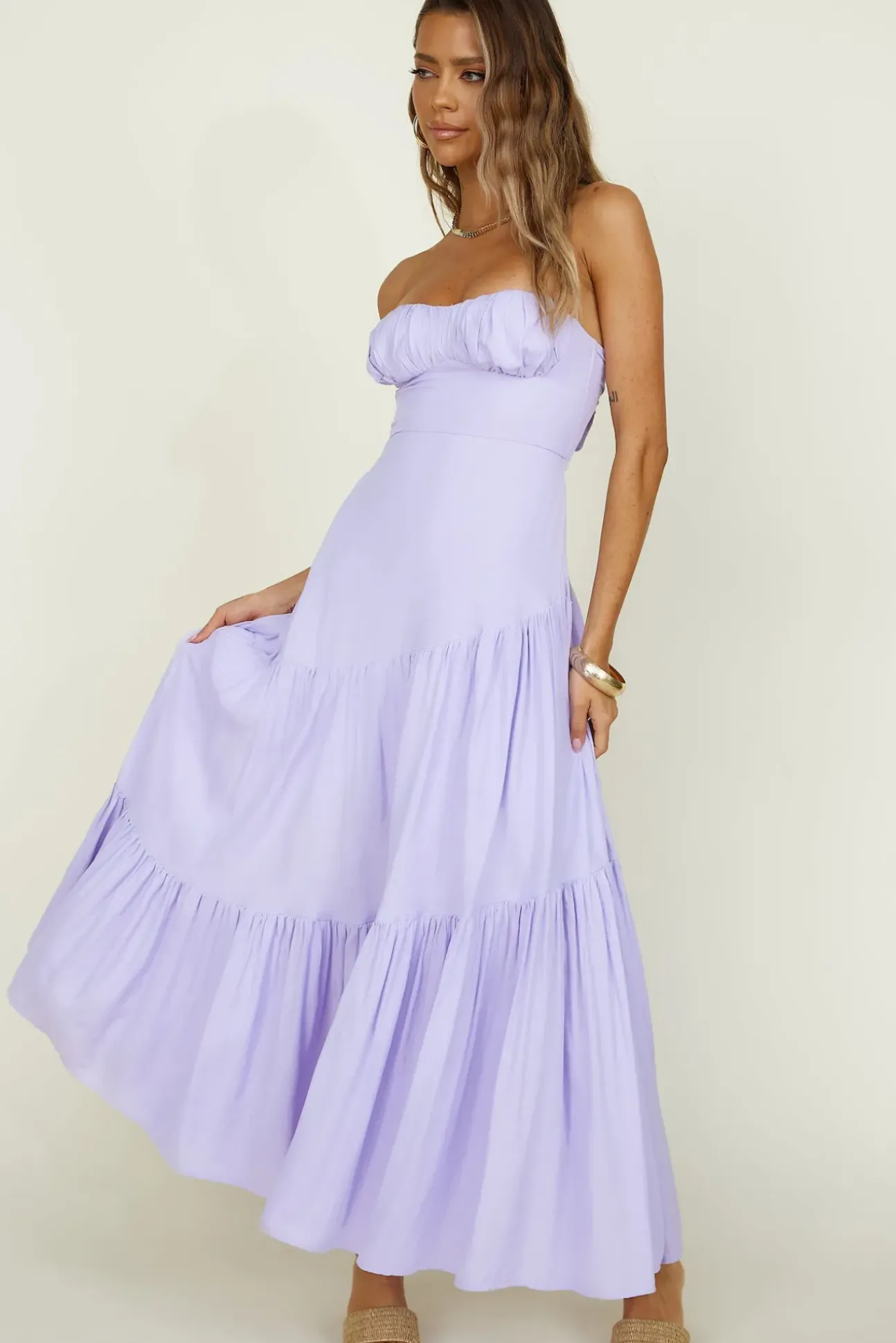 Sunrise View Maxi Dress Purple
