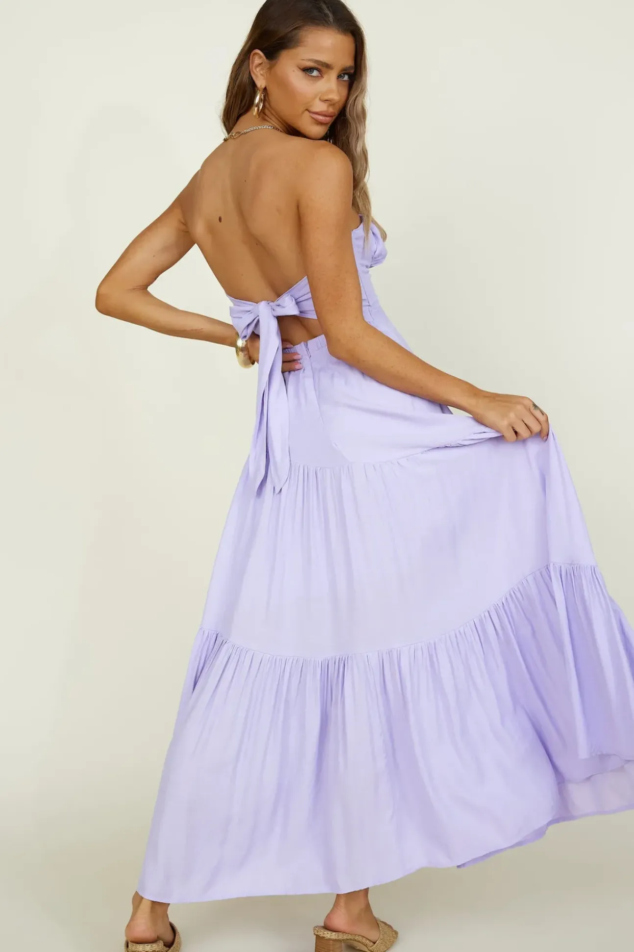 Sunrise View Maxi Dress Purple