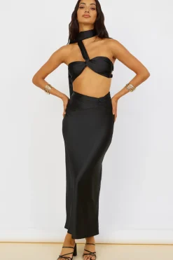 Sunset and Vine Crop Top Black