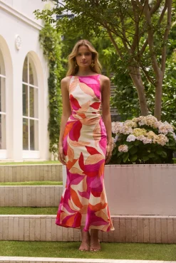 Sunset Glow Maxi Dress Pink