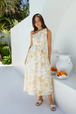 Sunset Serenade Floral Maxi Dress