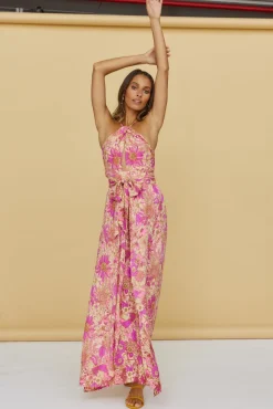 Sunset Shadows Maxi Dress Purple