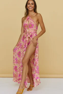 Sunset Shadows Maxi Dress Purple
