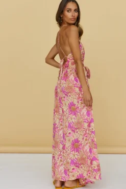 Sunset Shadows Maxi Dress Purple