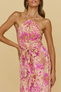 Sunset Shadows Maxi Dress Purple