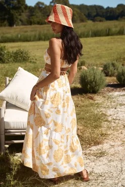 Sunset Trails Maxi Dress Yellow