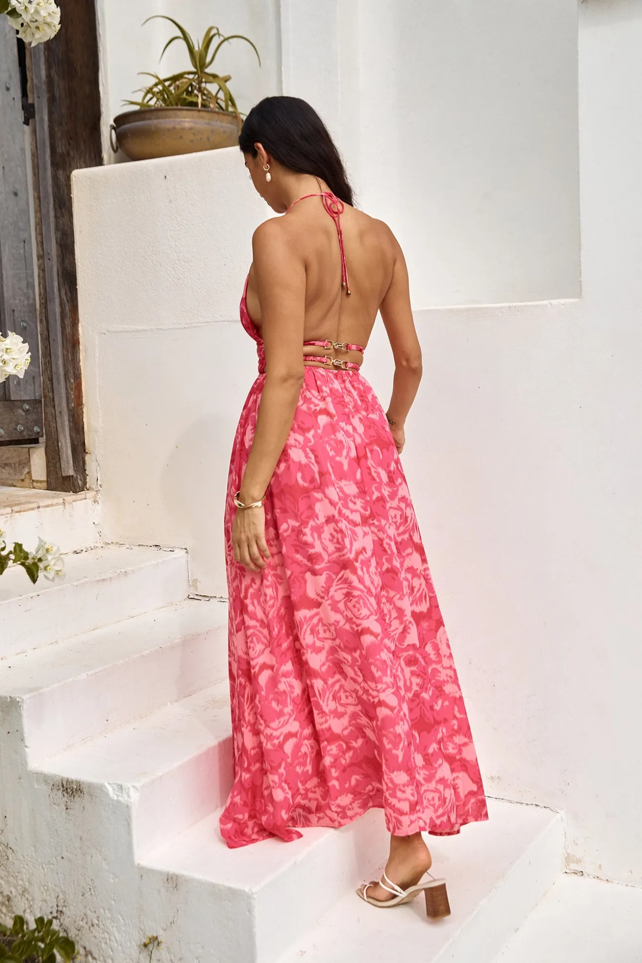 Sunshine Glow Maxi Dress Pink