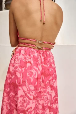 Sunshine Glow Maxi Dress Pink