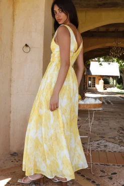 Super Solar Maxi Dress Yellow