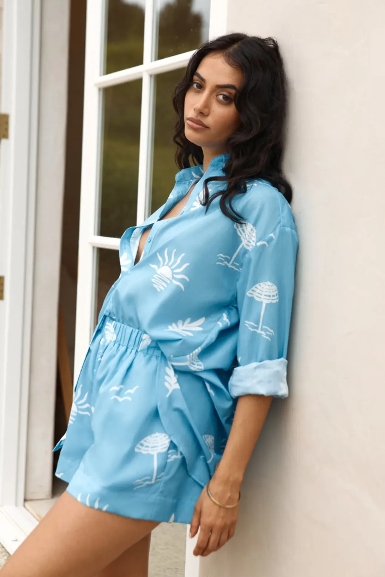 Surfers Paradise Shirt Blue