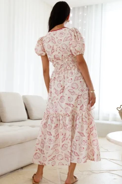 Sweet Awakening Maxi Dress Red