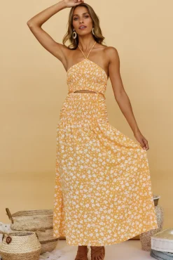 Sweet Citrus Maxi Dress