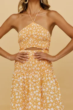 Sweet Citrus Maxi Dress