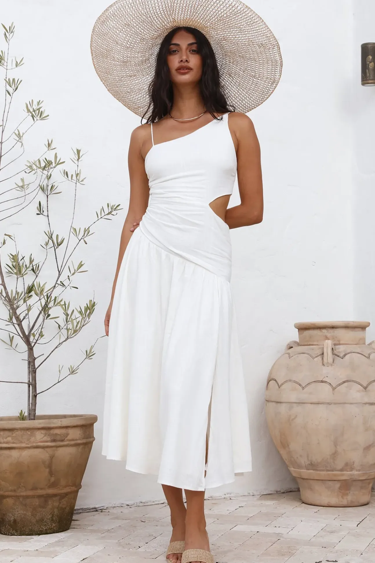 Sweetest Smile Maxi Dress White