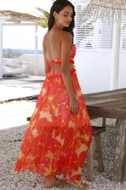 Sweet Music Maxi Dress Orange