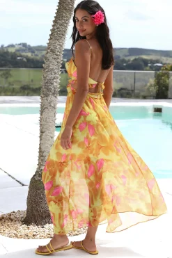 Sweet Music Maxi Dress Yellow