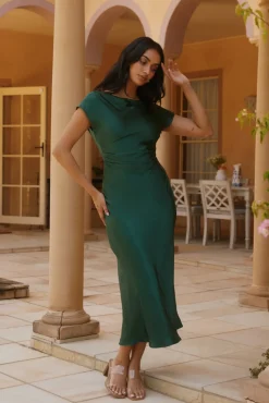 Sweet Serenity Midi Dress Green