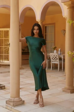 Sweet Serenity Midi Dress Green
