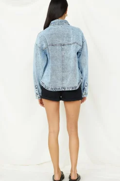 Sweet Victory Denim Jacket Blue