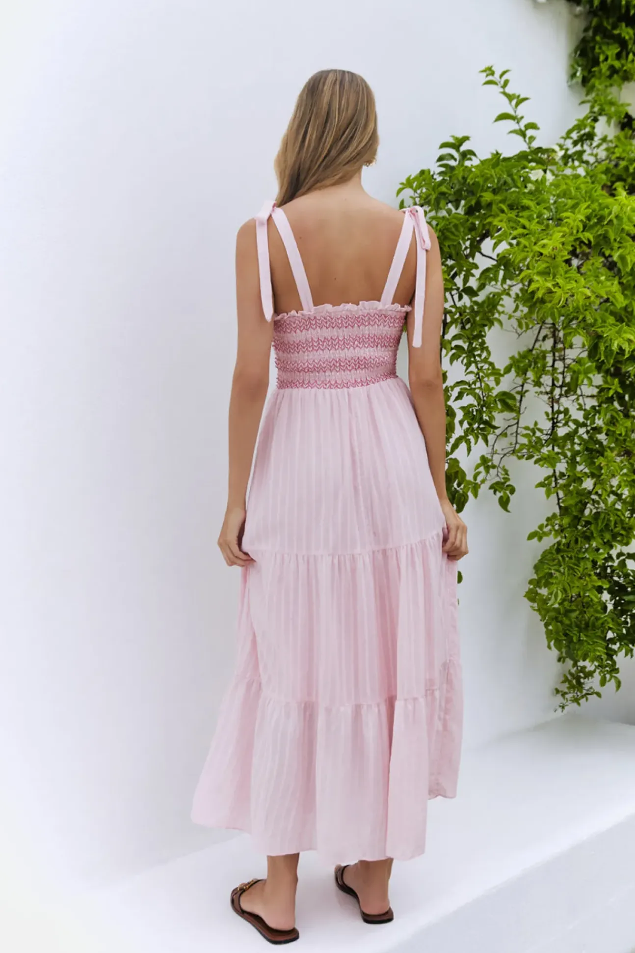 Sweet Whispers Maxi Dress Pink