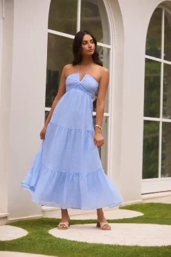 Swift You Away Maxi Dress Blue