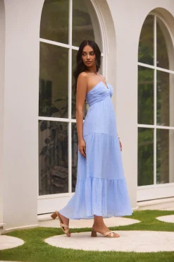 Swift You Away Maxi Dress Blue